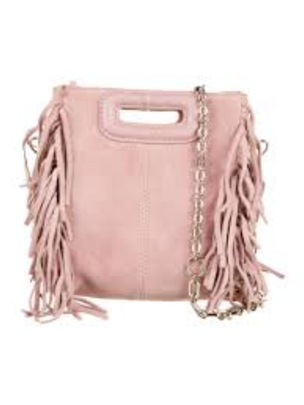 Maje Suede Fringe Purse